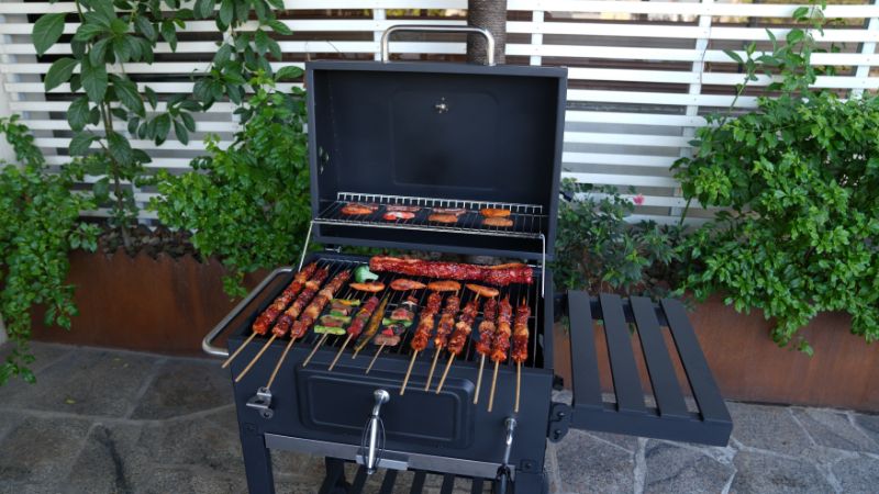 Kapaklı Tekerlekli Mangal Acnc dmd02